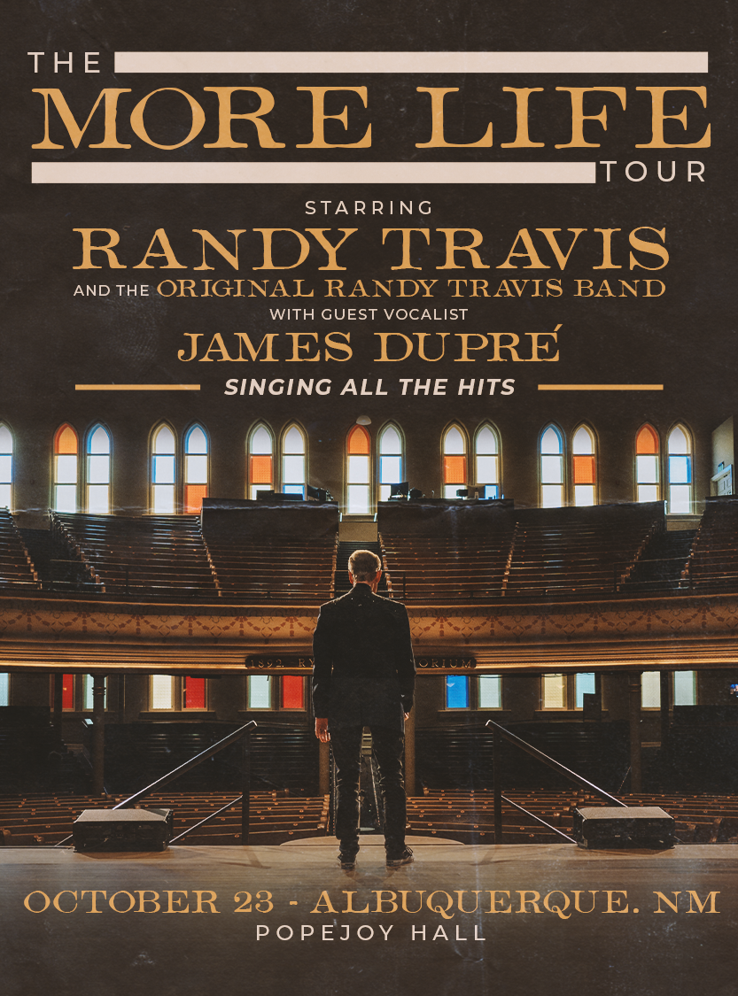 More Info for Randy Travis: More Life Tour